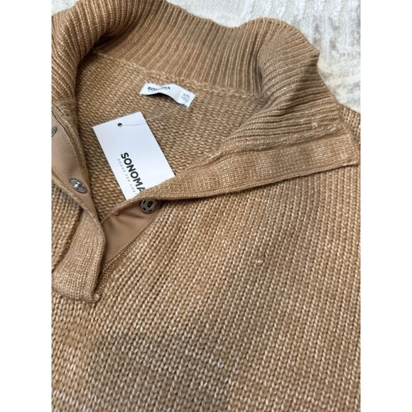 Sonoma Tan Cowl Neck Sweater - Picture 10 of 16